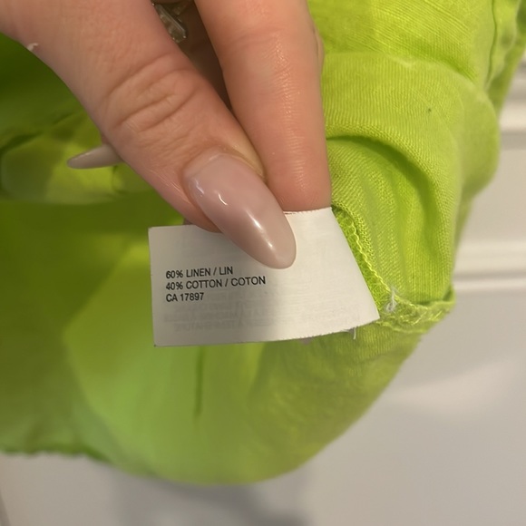 Gap Green Linen Shirt - Picture 5 of 5